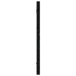 vidaXL Tăblie de pat pentru perete, negru, 126x3x63 cm, lemn masiv pin vidaXL Tăblie de pat pentru perete, negru, 126x3x63 cm, lemn masiv pin