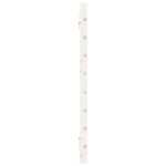 vidaXL Tăblie de pat pentru perete, alb, 146x3x63 cm, lemn masiv pin