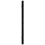 vidaXL Tăblie de pat pentru perete, negru, 146x3x63 cm, lemn masiv pin vidaXL Tăblie de pat pentru perete, negru, 146x3x63 cm, lemn masiv pin