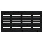 vidaXL Tăblie de pat pentru perete, negru, 156x3x63 cm, lemn masiv pin vidaXL Tăblie de pat pentru perete, negru, 156x3x63 cm, lemn masiv pin