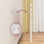 vidaXL Tăblie de pat pentru perete, alb, 81x3x63 cm, lemn masiv pin