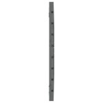 vidaXL Tăblie de pat pentru perete, gri, 81x3x63 cm, lemn masiv pin
