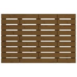 vidaXL Tăblie de pat pentru perete, maro miere, 81x3x63 cm, lemn pin vidaXL Tăblie de pat pentru perete, maro miere, 81x3x63 cm, lemn pin