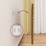 vidaXL Tăblie de pat pentru perete, maro miere, 81x3x63 cm, lemn pin vidaXL Tăblie de pat pentru perete, maro miere, 81x3x63 cm, lemn pin