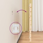vidaXL Tăblie de pat pentru perete, 166x3x63 cm, lemn masiv de pin