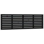 vidaXL Tăblie de pat pentru perete, negru, 166x3x63 cm, lemn masiv pin vidaXL Tăblie de pat pentru perete, negru, 166x3x63 cm, lemn masiv pin