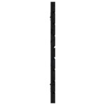 vidaXL Tăblie de pat pentru perete, negru, 166x3x63 cm, lemn masiv pin vidaXL Tăblie de pat pentru perete, negru, 166x3x63 cm, lemn masiv pin