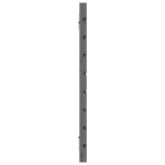 vidaXL Tăblie de pat pentru perete, gri, 141x3x63 cm, lemn masiv pin