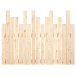 vidaXL Tăblie de pat pentru perete, 108x3x80 cm, lemn masiv de pin