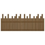 vidaXL Tăblie de pat pentru perete, maro miere, 204x3x80 cm, lemn pin vidaXL Tăblie de pat pentru perete, maro miere, 204x3x80 cm, lemn pin