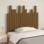 vidaXL Tăblie de pat de perete, maro miere 95,5x3x80 cm lemn masiv pin