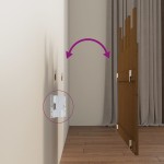 vidaXL Tăblie de pat de perete, maro miere 95,5x3x80 cm lemn masiv pin