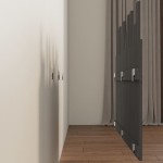 vidaXL Tăblie de pat pentru perete, gri, 127,5x3x80 cm, lemn masiv pin