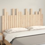 vidaXL Tăblie de pat pentru perete, 146,5x3x80 cm, lemn masiv de pin