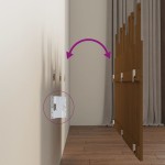 vidaXL Tăblie de pat de perete maro miere 146,5x3x80 cm lemn masiv pin