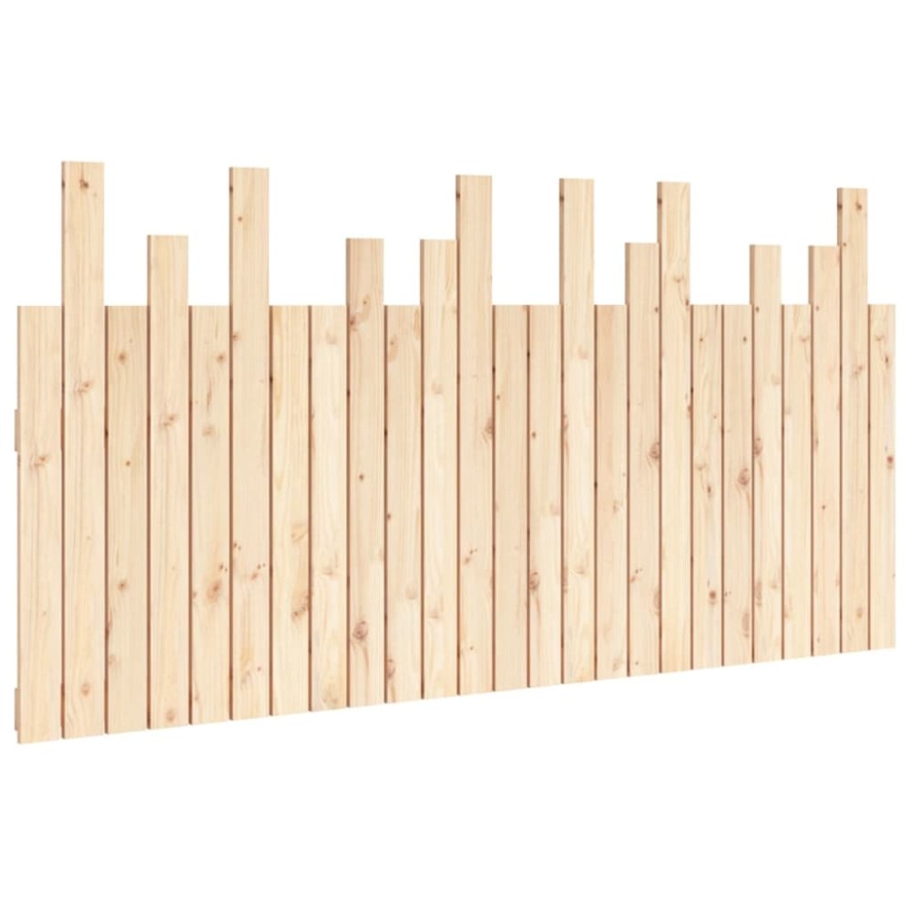 vidaXL Tăblie de pat pentru perete, 159,5x3x80 cm, lemn masiv de pin