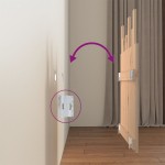 vidaXL Tăblie de pat pentru perete, 82,5x3x80 cm, lemn masiv de pin