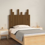 vidaXL Tăblie de pat pentru perete, maro miere, 82,5x3x80 cm, lemn pin vidaXL Tăblie de pat pentru perete, maro miere, 82,5x3x80 cm, lemn pin