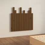 vidaXL Tăblie de pat pentru perete, maro miere, 82,5x3x80 cm, lemn pin vidaXL Tăblie de pat pentru perete, maro miere, 82,5x3x80 cm, lemn pin