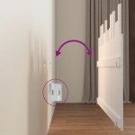 vidaXL Tăblie de pat pentru perete, alb, 140x3x80 cm, lemn masiv pin