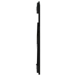 vidaXL Tăblie de pat pentru perete, negru, 108x3x60 cm, lemn masiv pin vidaXL Tăblie de pat pentru perete, negru, 108x3x60 cm, lemn masiv pin