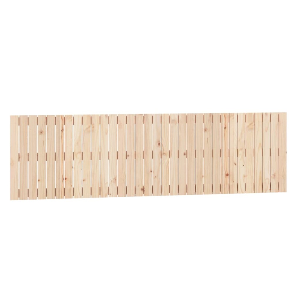 vidaXL Tăblie de pat pentru perete, 204x3x60 cm, lemn masiv de pin