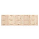 vidaXL Tăblie de pat pentru perete, 204x3x60 cm, lemn masiv de pin