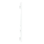 vidaXL Tăblie de pat pentru perete, alb, 204x3x60 cm, lemn masiv pin