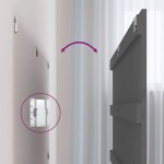 vidaXL Tăblie de pat pentru perete, gri, 204x3x60 cm, lemn masiv pin vidaXL Tăblie de pat pentru perete, gri, 204x3x60 cm, lemn masiv pin