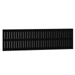 vidaXL Tăblie de pat pentru perete, negru, 204x3x60 cm, lemn masiv pin vidaXL Tăblie de pat pentru perete, negru, 204x3x60 cm, lemn masiv pin