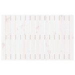 vidaXL Tăblie de pat pentru perete, alb, 95,5x3x60 cm, lemn masiv pin