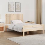 vidaXL Tăblie de pat pentru perete, 127,5x3x60 cm, lemn masiv de pin vidaXL Tăblie de pat pentru perete, 127,5x3x60 cm, lemn masiv de pin