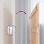 vidaXL Tăblie de pat pentru perete, 127,5x3x60 cm, lemn masiv de pin vidaXL Tăblie de pat pentru perete, 127,5x3x60 cm, lemn masiv de pin