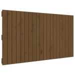 vidaXL Tăblie de pat pentru perete, maro miere, 127,5x3x60 cm vidaXL Tăblie de pat pentru perete, maro miere, 127,5x3x60 cm