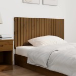 vidaXL Tăblie de pat pentru perete, maro miere, 127,5x3x60 cm vidaXL Tăblie de pat pentru perete, maro miere, 127,5x3x60 cm