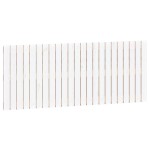 vidaXL Tăblie de pat pentru perete, alb, 147x3x60 cm, lemn masiv pin