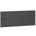 vidaXL Tăblie de pat pentru perete, gri, 147x3x60 cm, lemn masiv pin vidaXL Tăblie de pat pentru perete, gri, 147x3x60 cm, lemn masiv pin