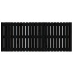 vidaXL Tăblie de pat pentru perete, negru, 147x3x60 cm, lemn masiv pin vidaXL Tăblie de pat pentru perete, negru, 147x3x60 cm, lemn masiv pin