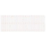 vidaXL Tăblie de pat pentru perete, alb, 159,5x3x60 cm, lemn masiv pin
