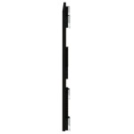 vidaXL Tăblie de pat pentru perete, negru, 82,5x3x60cm, lemn masiv pin vidaXL Tăblie de pat pentru perete, negru, 82,5x3x60cm, lemn masiv pin