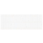 vidaXL Tăblie de pat pentru perete, alb, 166x3x60 cm, lemn masiv pin