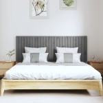 vidaXL Tăblie de pat pentru perete, gri, 166x3x60 cm, lemn masiv pin vidaXL Tăblie de pat pentru perete, gri, 166x3x60 cm, lemn masiv pin