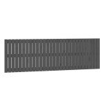 vidaXL Tăblie de pat pentru perete, gri, 185x3x60 cm, lemn masiv pin vidaXL Tăblie de pat pentru perete, gri, 185x3x60 cm, lemn masiv pin