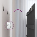 vidaXL Tăblie de pat pentru perete, gri, 185x3x60 cm, lemn masiv pin vidaXL Tăblie de pat pentru perete, gri, 185x3x60 cm, lemn masiv pin