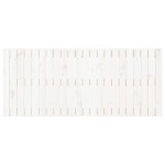 vidaXL Tăblie de pat pentru perete, alb, 140x3x60 cm, lemn masiv pin