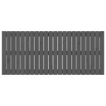 vidaXL Tăblie de pat pentru perete, gri, 140x3x60 cm, lemn masiv pin