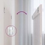 vidaXL Tăblie de pat pentru perete, alb, 108x3x90 cm, lemn masiv pin vidaXL Tăblie de pat pentru perete, alb, 108x3x90 cm, lemn masiv pin