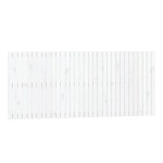 vidaXL Tăblie de pat pentru perete, alb, 204x3x90 cm, lemn masiv pin