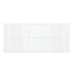 vidaXL Tăblie de pat pentru perete, alb, 204x3x90 cm, lemn masiv pin
