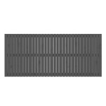 vidaXL Tăblie de pat pentru perete, gri, 204x3x90 cm, lemn masiv pin vidaXL Tăblie de pat pentru perete, gri, 204x3x90 cm, lemn masiv pin